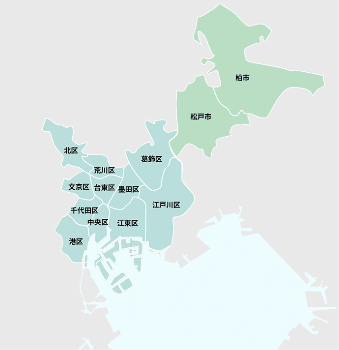対応エリア地図